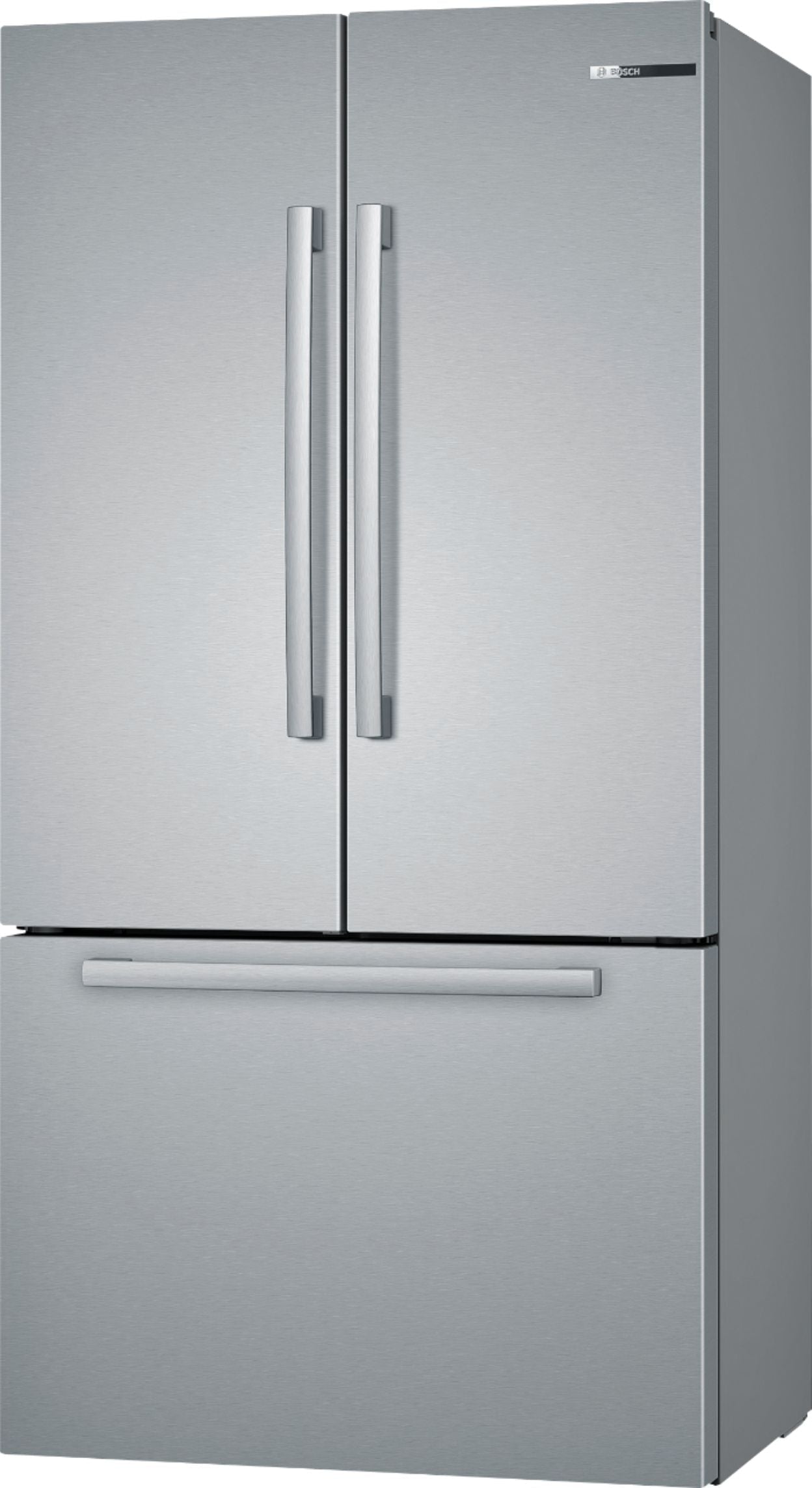 Bosch – 800 Series 21 Cu. Ft. French Door Counter-Depth Smart Refrigerator – Stainless steel - Image 3