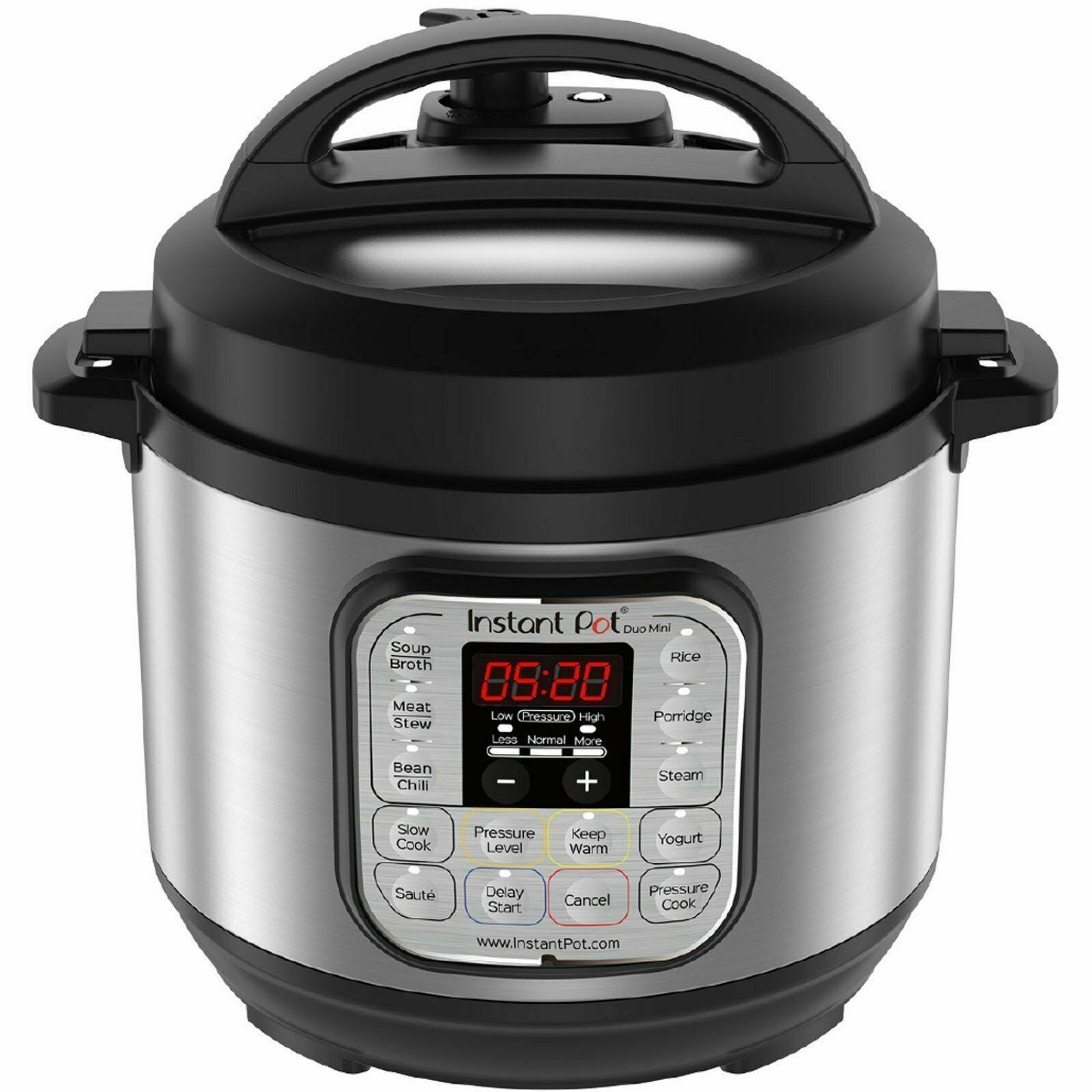 Instant Pot Duo Mini 7-in-1 3qt Electric Pressure Cooker – Silver