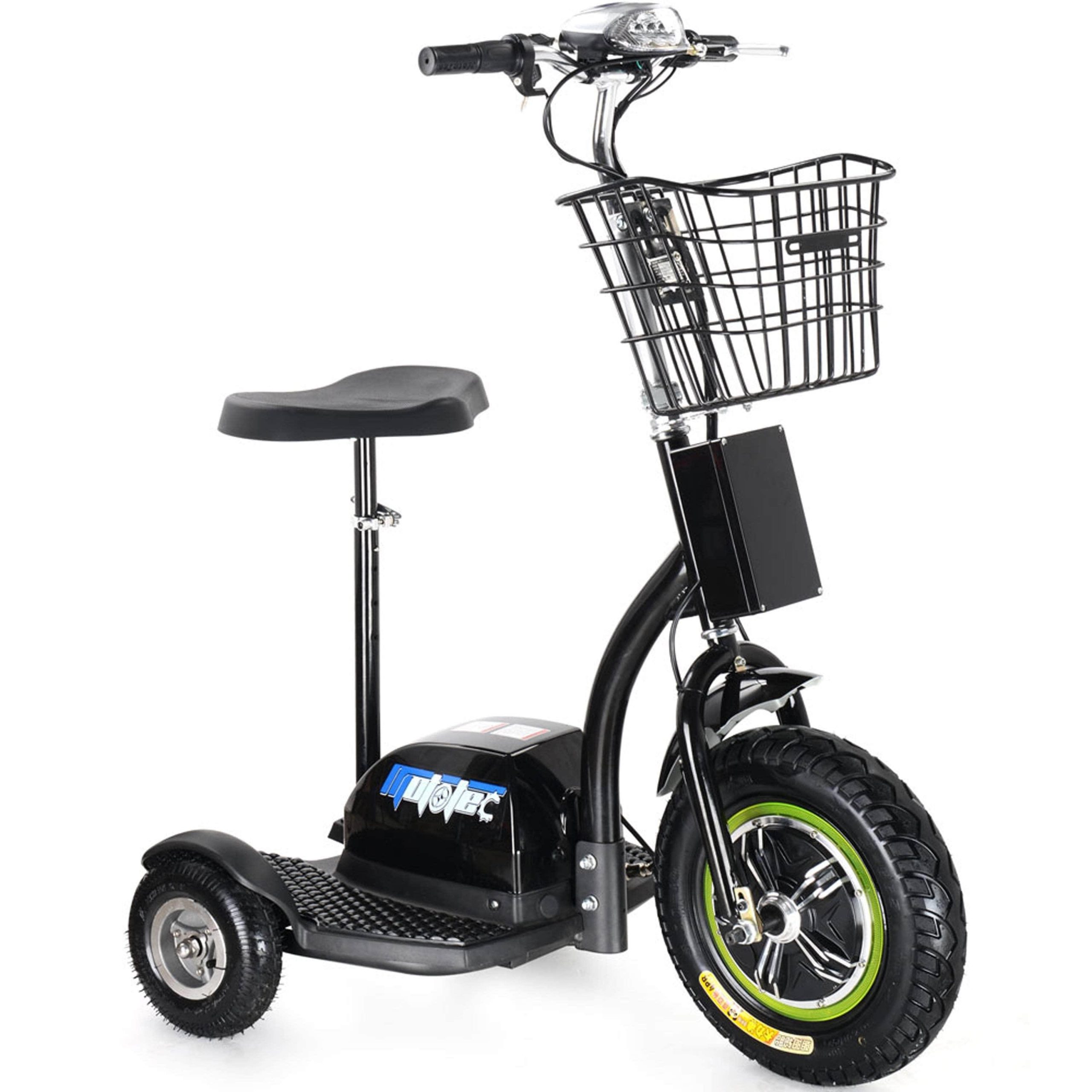 Mototec 500 Watt 48V 3 Wheel Electric Trike Mobility Scooter