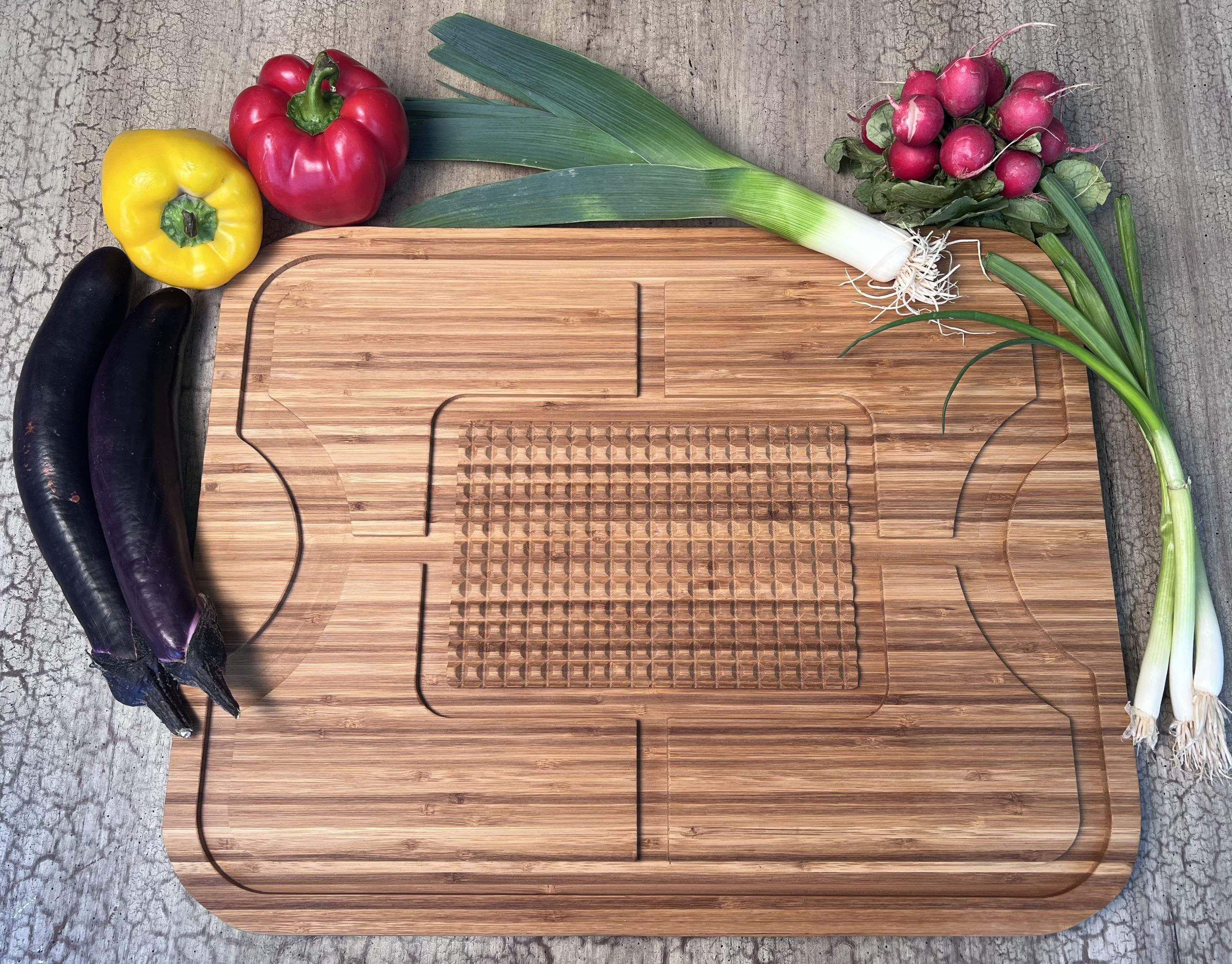 Organic Extra Large Bamboo Cutting Board – Extra Large Wood Cutting Board – Bamboo Carving Board for Meat Cheese and Vegetables ?C Reversible Large Wooden Cutting Boards for Kitchen ?C Reversible Cuttin - Image 2
