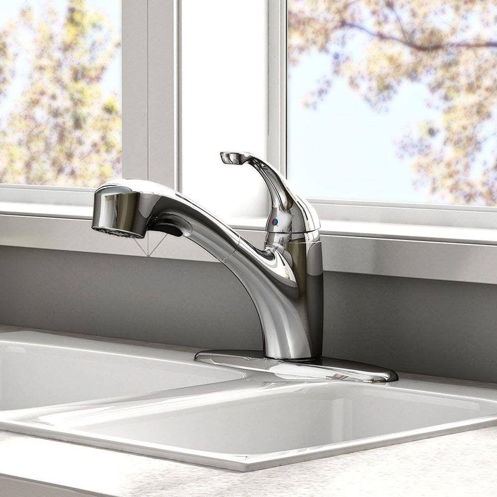 American Standard Jardin Single-Handle Pull-Out Sprayer Kitchen Faucet - Image 4
