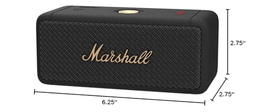 Marshall Emberton II Portable Bluetooth Speaker, Black & Brass - Image 32