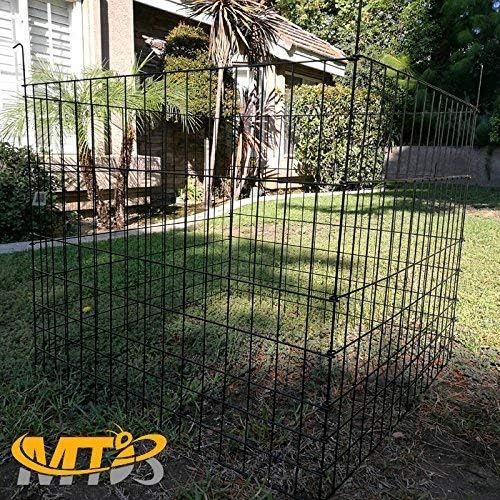 MTB Garden Wire Compost Bin 30x30x24 inches, Green, Garden Bed Fencing - Image 10