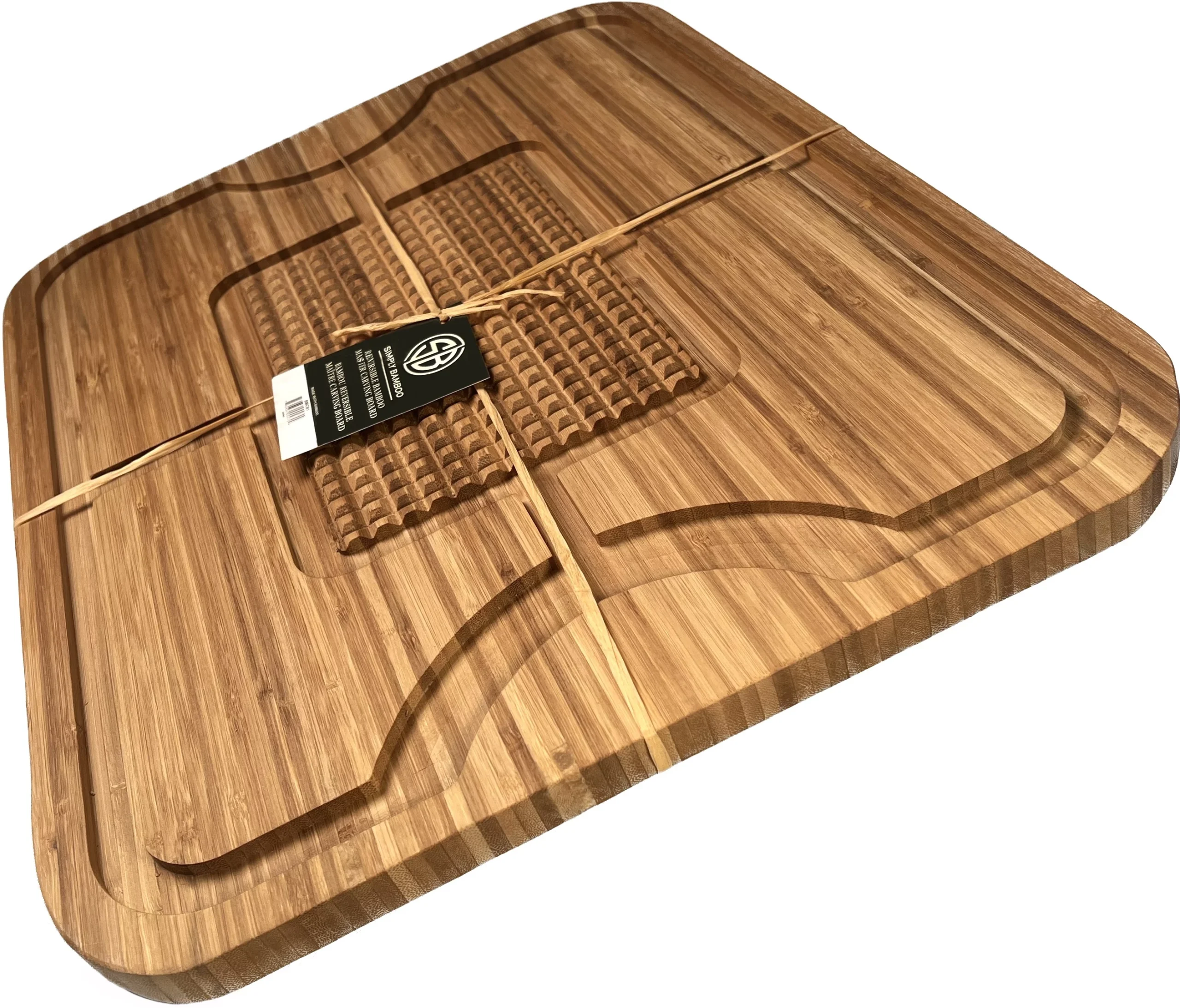 Organic Extra Large Bamboo Cutting Board – Extra Large Wood Cutting Board – Bamboo Carving Board for Meat Cheese and Vegetables ?C Reversible Large Wooden Cutting Boards for Kitchen ?C Reversible Cuttin - Image 4