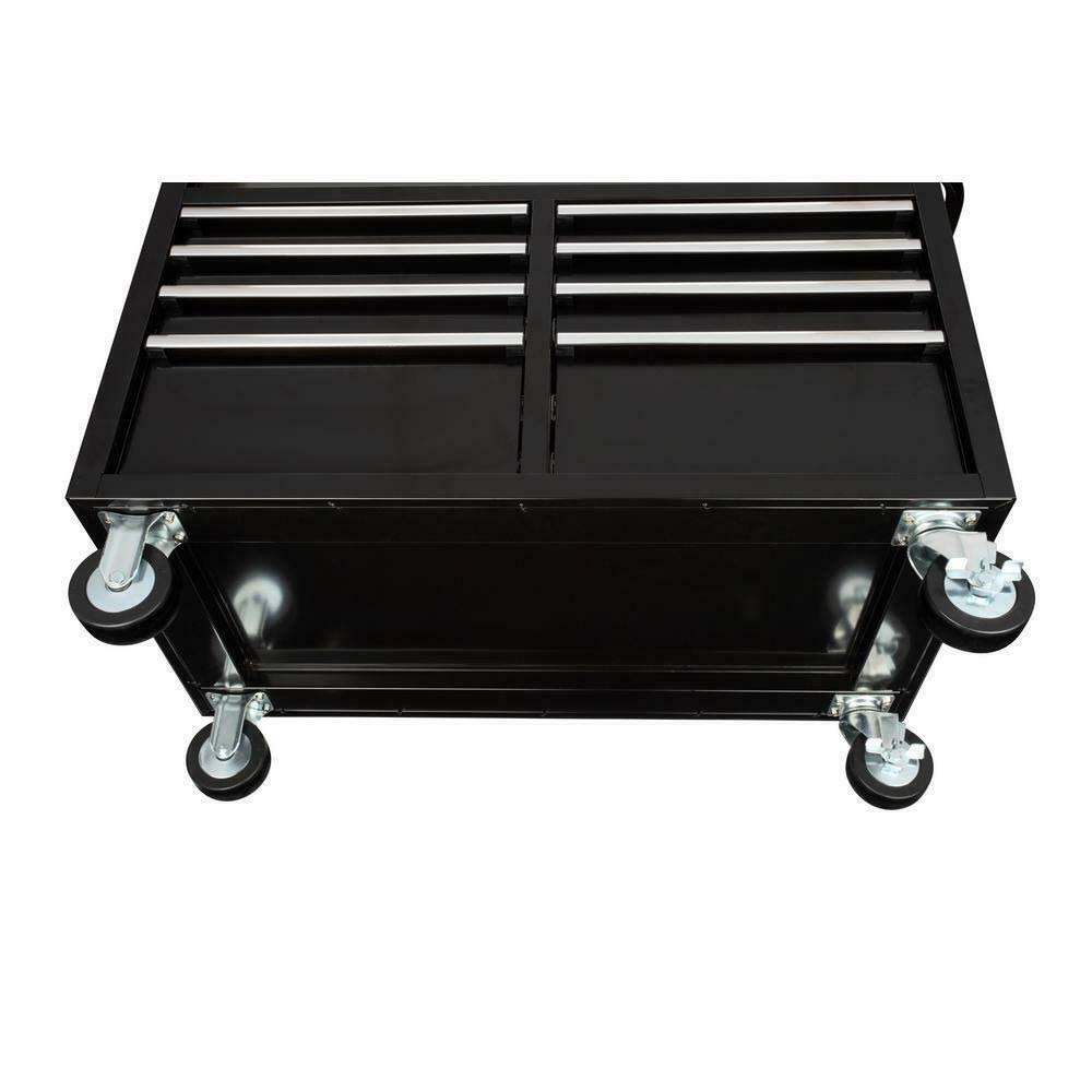 Husky 46 in. W x 24.5 in. D 9-Drawer Mobile Workbench with Solid Wood Top in - Image 5