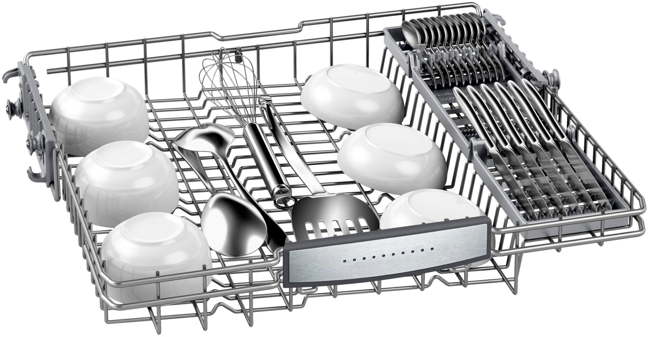 Bosch – 800 Series 24 Top Control Built-In Dishwasher with CrystalDry, Stainless Steel Tub, 3rd Rack, 40 dBa – Stainless steel - Image 12