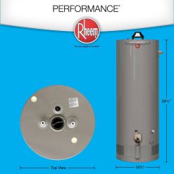 Alternative view of Rheem Performance Manufactured Housing 40 gal. Tall 6 Year 34,000 BTU Natural