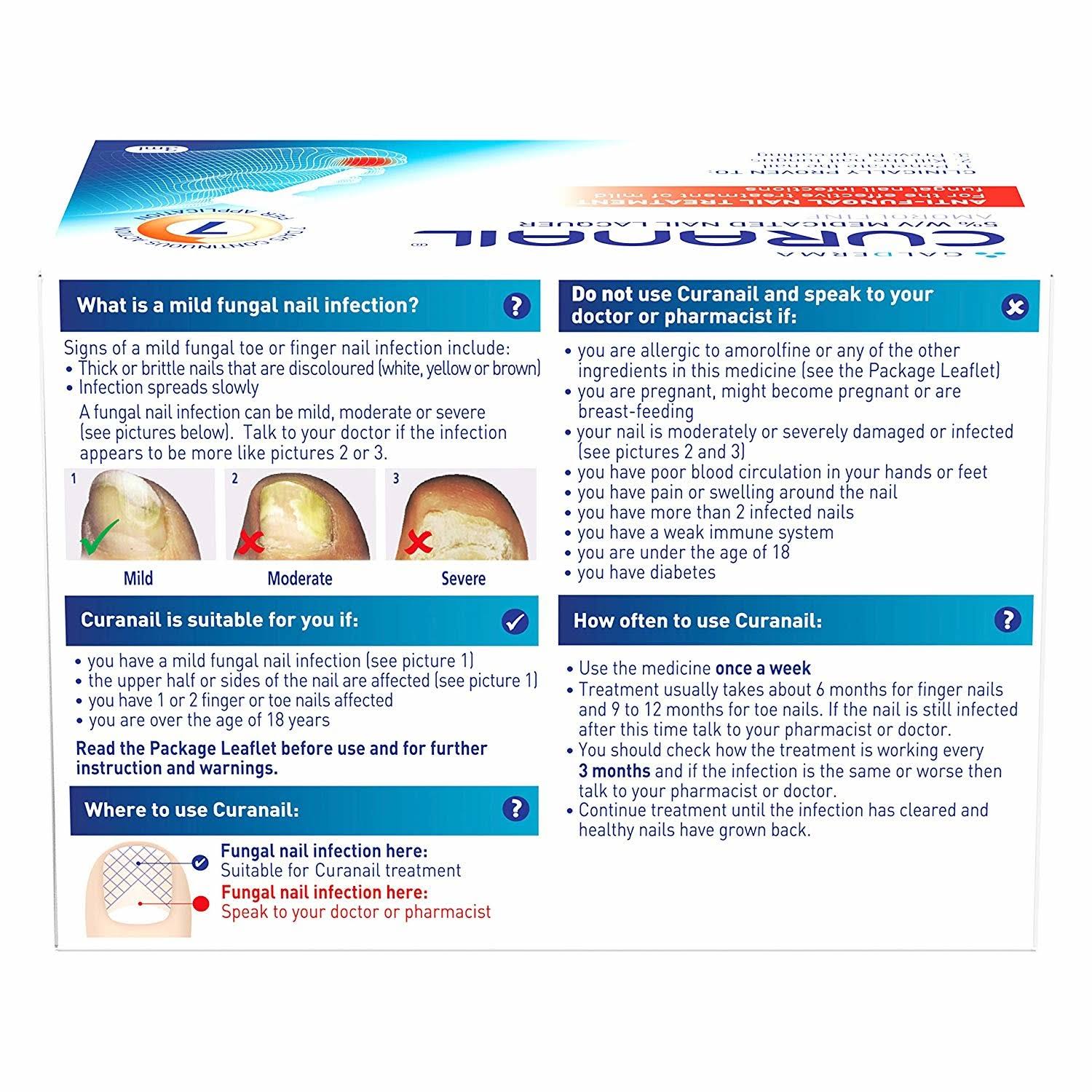 Curanail 5% Fungal Nail Treatment 3ml - Image 2