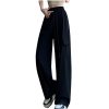 Womens High Waisted Cargo Pants Quick Dry Drawstring Stretch Wide Leg Sweatpants Baggy Casual Streetwear Y2k Trousers