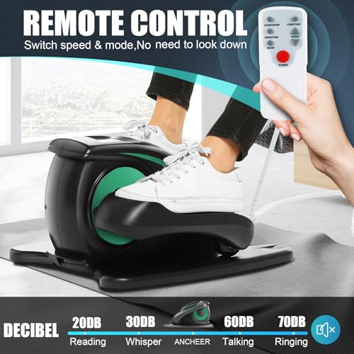 ANCHEER Under Desk Elliptical Machine – Quiet Pedal Exerciser for Seniors, Office & Home, Low-Impact Seated Leg Workout Equipment, Smart LCD Display, Remote Control - Image 40